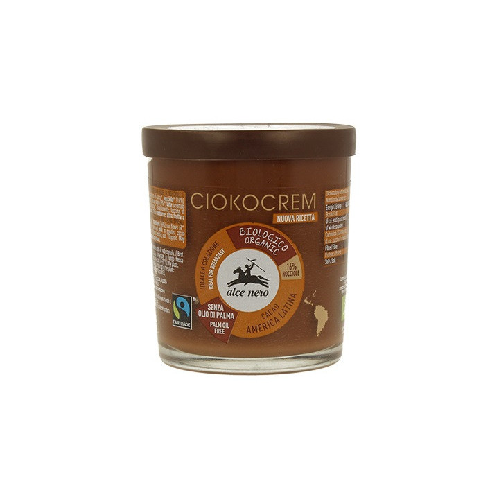 Krem Orzechowo Czekoladowy Fair Trade BIO 180g | ALCE NERO - Ekochatka
